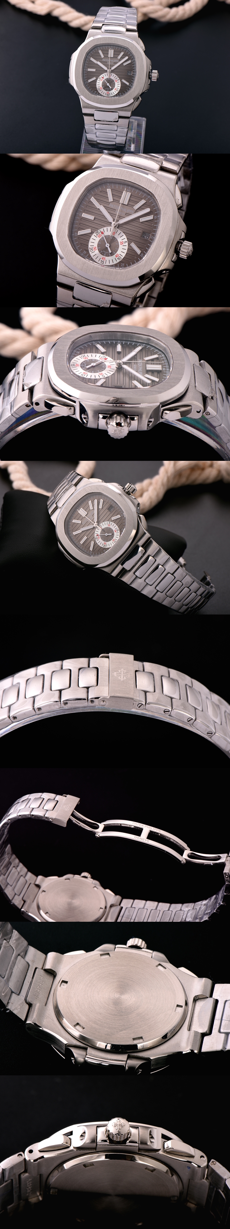 파텍필립 노틸러스 크로노그라프-2 59801(솔리드백)